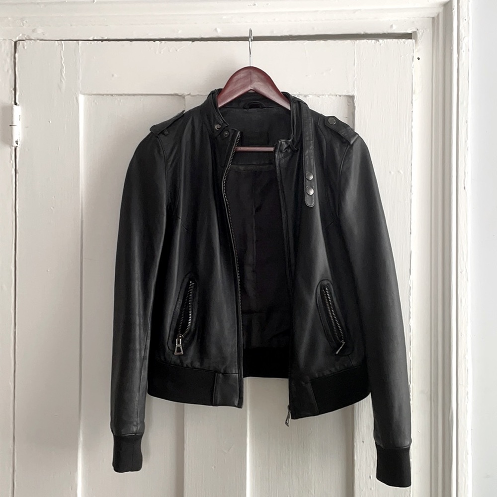 RUDSAK Genuine Leather coat XS like new condition